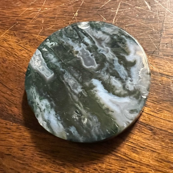 Moss Agate Coaster - Picture 12 of 17